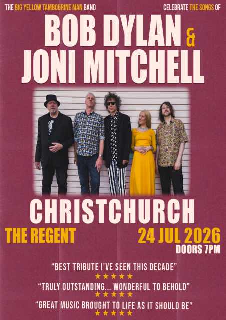 The Big Yellow Tambourine Man Band - A Tribute to Bob Dylan & Joni Mitchell