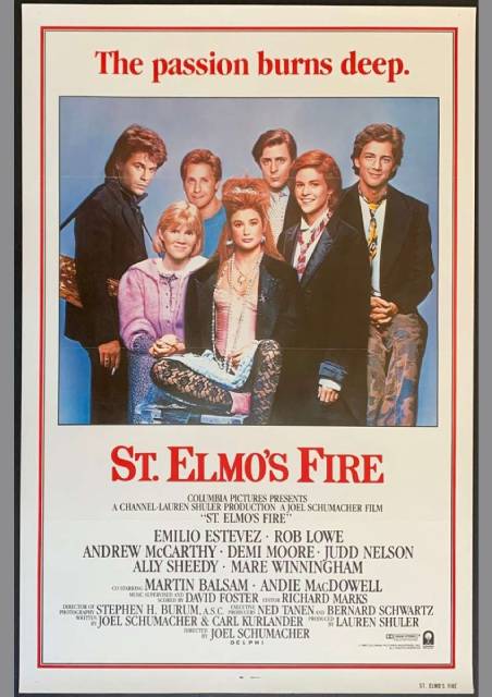 Dirt in the Gate Movies present - ST. ELMO'S FIRE (1985) - [35mm]