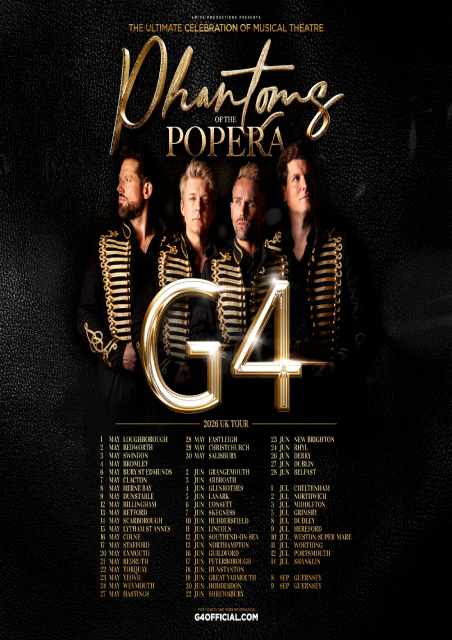 Phantoms of the Popera Tour 2026 - starring G4